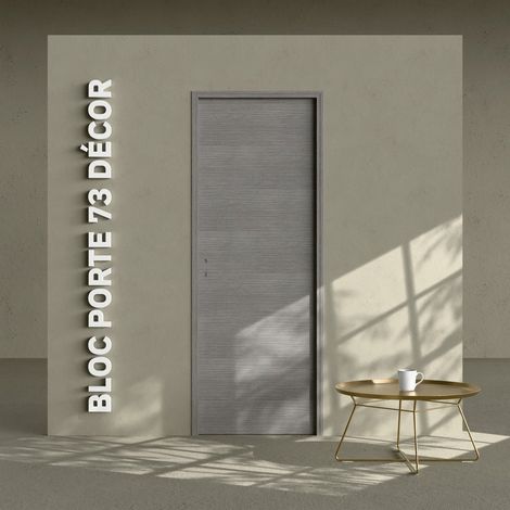 Bloc-Porte Costa Rica H. 204 x l. 73 cm - Poussant Droit