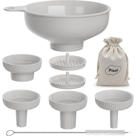 Küchentrichter Set mit 5 Ausläufen, BPA-frei, spülmaschinenfest (1/5)