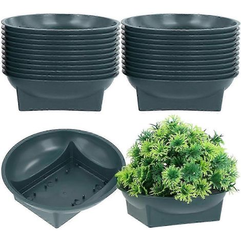 Bols verts pour compositions florales - 24 pièces d'accessoires floraux pour décorations de fêtes (1/5)
