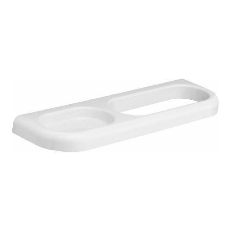 PORTA SAPONE E PORTA SALVIETTA COMBINATO SERIE LINEA Bianco METAF