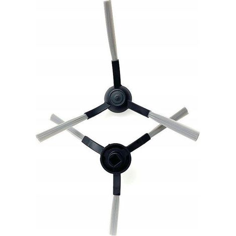 Filiyano-Jettools - SB9545 - Brosse de nettoyage latérale avec 2 brosses pour Xiaomi Mijia Stytj02ym Viomi V2 / Noir