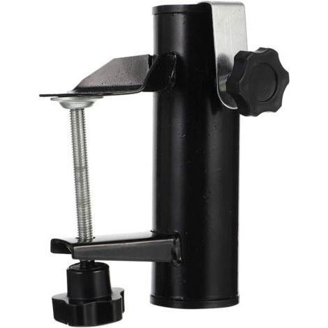 FENOPLASTICAFixation pour parasol de terrasse - Pour clôtures, balustrades, terrasses, bancs, bateaux, etc. - 1 pièce, diamètre 3,8 cm, taille standard (1/4)