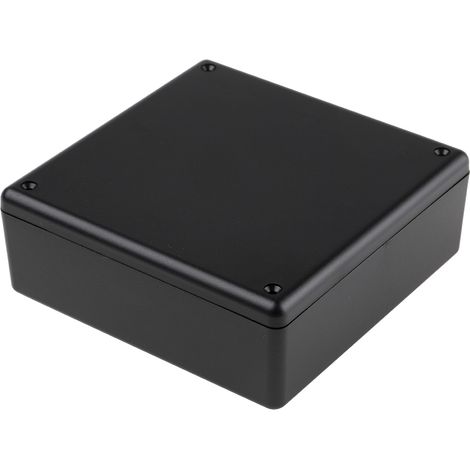 Boîtier RS PRO en ABS, 125 x 125 x 45mm, Noir ( Prix pour 1 ) (1/2)