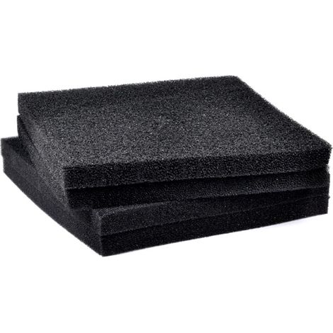 Mousse Filtrante - 1 Pièce - Coton - Filtration Biochimique - Aquarium et Bassin - 50x50x5cm (1/5)
