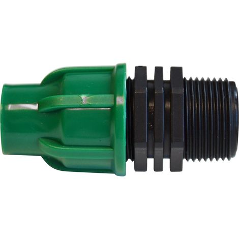Raccords Conduit Principal Jardibric Branchement Extra Ø16 mm x M 20x27 Connectez Facilement Vos Conduites pour Un Arrosage Efficace