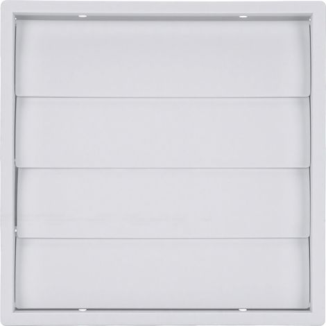 Grille de ventilation extérieure à fermeture automatique, murale, pour extracteurs d'air de salle de bain ou de cuisine. Protège des oiseaux et des petits animaux indésirables. Interface 5 pouces (125 (1/5)