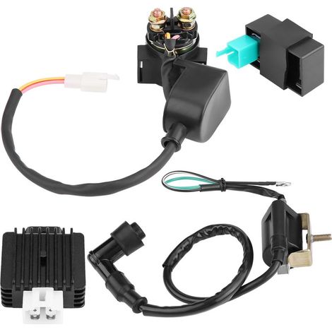 Boîtier CDI, Bobine d'Allumage, Relais Démarreur pour Quad 50cc 70cc 90cc 110cc ATV (1/5)