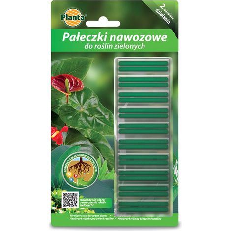 Planta Düngerstäbchen für Grünpflanzen, 20 Stück