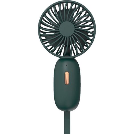 1 Mini-ventilateur, Moteur sans balais, 3 pales, 30dB, Portable, Batterie 500mAh, USB, Été (1/4)