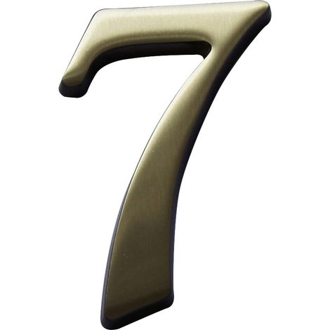 Alpertec Hausnummer 7 Bronze Hausnummern Hausnummerschild