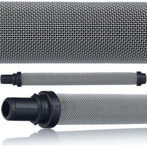 Filtro Paletta Nero 70 Mesh per Aggregato di Verniciatura – Protezione e Qualità Ottimale  Lunghezza 100mm  Compatibile con Ugelli 0,015"-0,019"