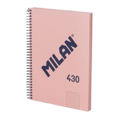 CUAD. ESP MILAN A5 80F 5X5 ROSA