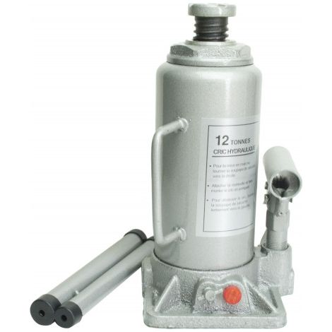 Cric Bouteille Portatif Hydraulique - 12T