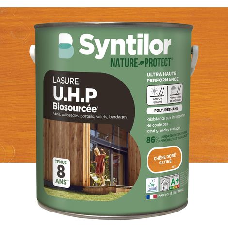 Lasure U.H.P. Biosourcée Chêne Doré Satiné 5L (1/5)