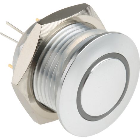 Bouton-poussoir, Momentané lumineux, LED RGB, Unipolaire à une direction, 2 A, Translucide, Montage panneau (1/3)