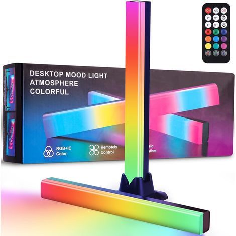 LED TV Lamp, RGB Music Sync, Gaming Lamp with Remote Control, Color Changing Game TV Backlight, Suitable for Games, Computers and Room Decoration (1/5)