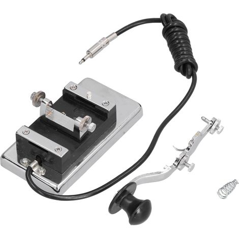 Clé télégraphique robuste pour radioamateur, pratique en ondes courtes et communication CW HYK4 (1/5)