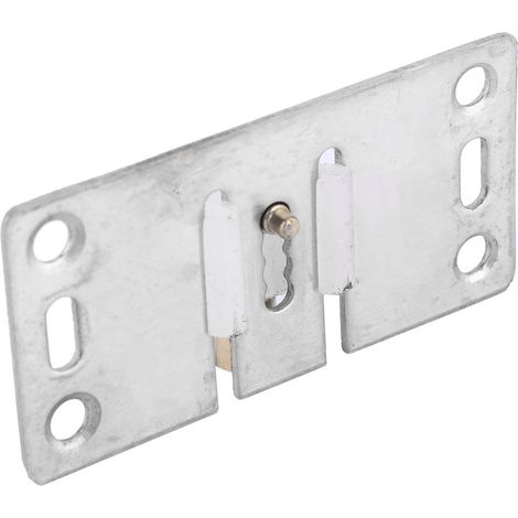 Lot de 2 roulettes de porte coulissante en acier inoxydable 75x38mm pour armoire et meuble, galet de glissière robuste (1/5)
