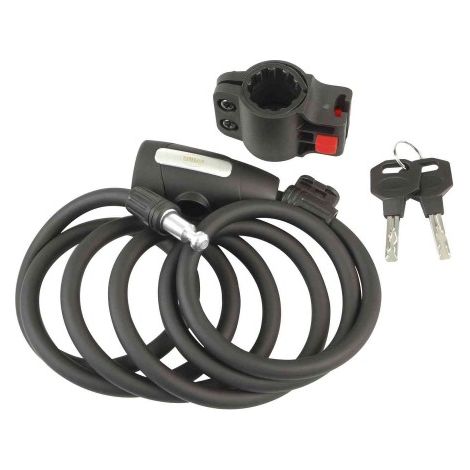 CANDADO 510-1800X10 CABLE NEGRO (D) - AMIG