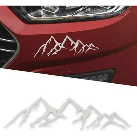 Autocollants pour voiture : forêt, neige, montagne, tout-terrain, logos personnalisés, autocollants décoratifs, randonnée, fleurs, autocollants personnalisés (1/4)