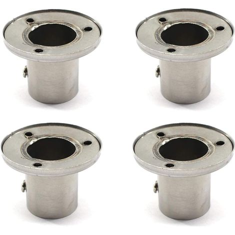 4 Pièces Supports de Tringle à Penderie pour Tube de 22mm Prise