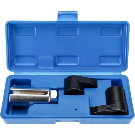 3PC Douille Sonde Lambda, 22mm Clé Sonde Lambda, 3/8" 1/2" Kit Douille pour Démonter Sonde Nox Lambda de Voiture Véhicules (1/5)