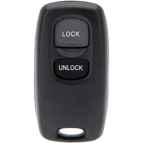 Coque de remplacement vierge pour télécommande d'entrée sans clé à 2 boutons, avec clavier, compatible avec les modèles 2, 3, 6, 323 et 626. (1/5)
