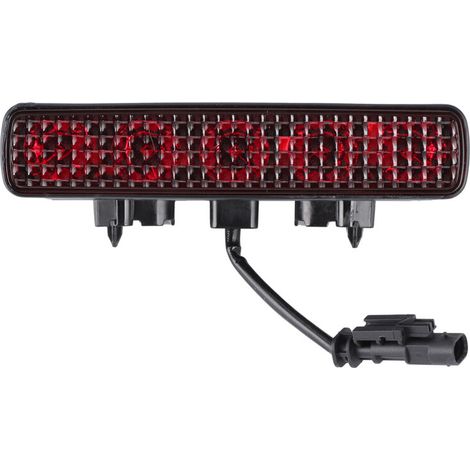Rear LED brake light, 3rd position, high-mounted, for Jeep Wrangler JL 2018-2020, red lens.