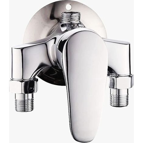 Ulisem Mitigeur de douche en applique Douche triangulaire chauffe-eau solaire Mitigeur de douche en a (1/5)
