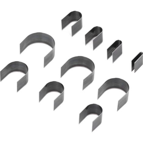 Ensemble de 10 Matrices de Découpe en Cuir pour Artisanat, Outils de Formage de Bordures et Coins DIY (1/5)