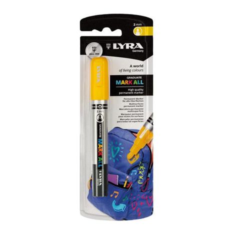 ROTULADOR PERMANENTE MULTISUPERFICIE 1U. AMARILLO