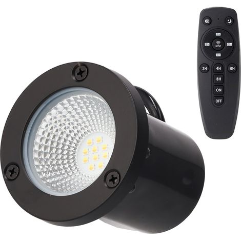 Foco LED de Jardín para Empotrar 5W IP65 CCT (Tonalidad Luz Regulable) Control Remoto
