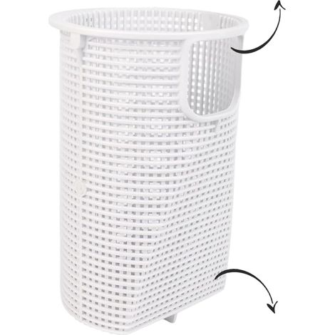 Panier de rechange pour pompe de piscine Hayward II SP3000 SPX3000M B-207 – Pièce d'écumoire haute résistance Bleu/blanc 14,7 x 23 cm (1/5)