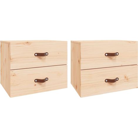 Maison Exclusive - Wand-Nachttische 2 Stk. 50x36x40 cm