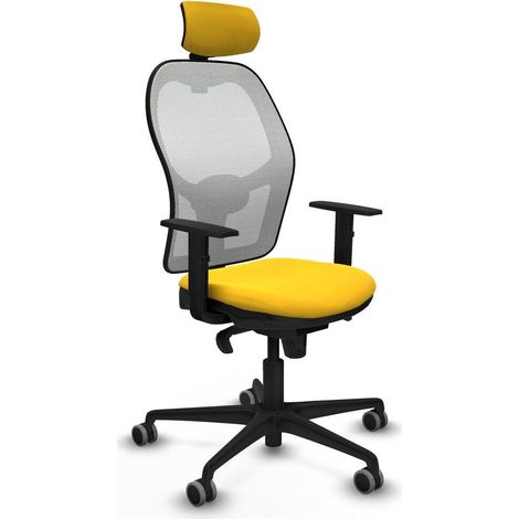 Piqueras y Crespo Silla Jorquera chaise bureau jaune