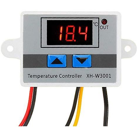 Termostato digital de 220 V con regulador de temperatura para control de refrigeración y calefacción. (1/4)