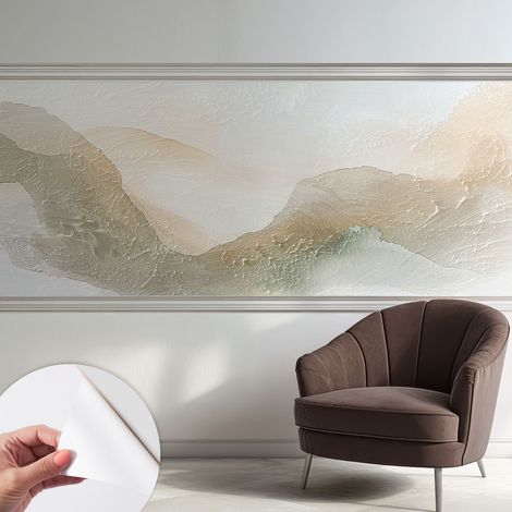 Papier peint autocollant Mural avec colle pour salon et chambre Décoration murale rapide Mèches subtiles 250x104 cm (1/5)