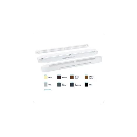 Entrée d'air hygro acoustique Beige avec rallonge 5/45 m3/h RAL 1013 S&P (UNELVENT) 850652