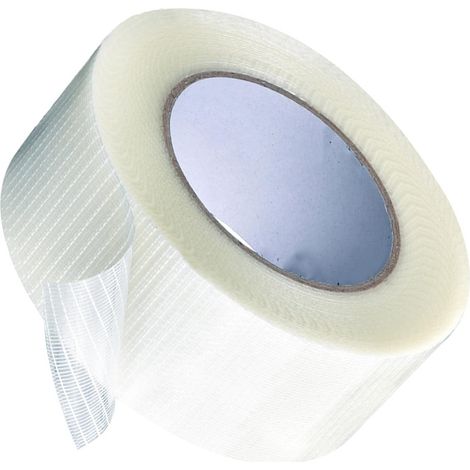 Bande Strapping Adhésif en Électronique Industrielle Ruban Adhésif Simple Face en Fibre de Verre Blanc Haute Résistance à L'usure pour Emballage et Fixation (1/5)