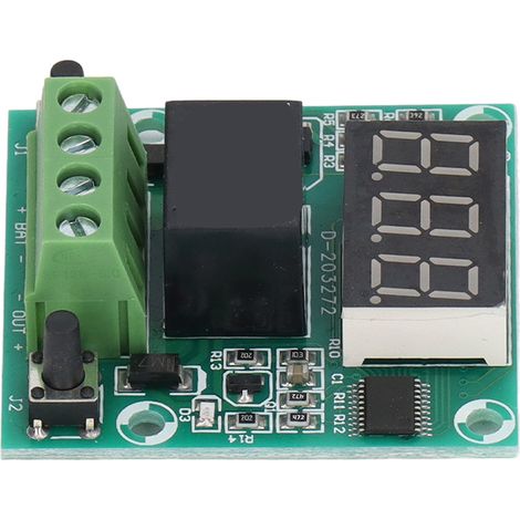 Module de Protection numérique basse tension, affichage LED, panneau de Protection automatique contre les sous-tensions, 12V 20A