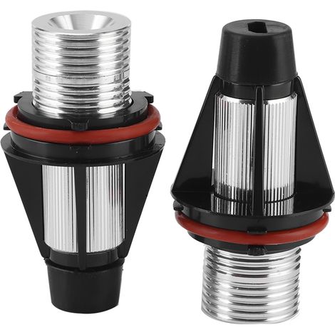2 anneaux LED halo 6000K 720lm pour phares auto BMW E39 E53 E60 E63 E64, feux anneaux lumineux blancs, 2 pièces, ampoule de voiture compatible, éclairage puissant (1/5)