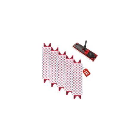 5 Pièces Recharge Serpillere pour Vileda Ultramax XL, Microfibre Recharge Balai, Balai Serpillèr Costume, pour Nettoyage des Sols, Absorbe Facilement Saleté