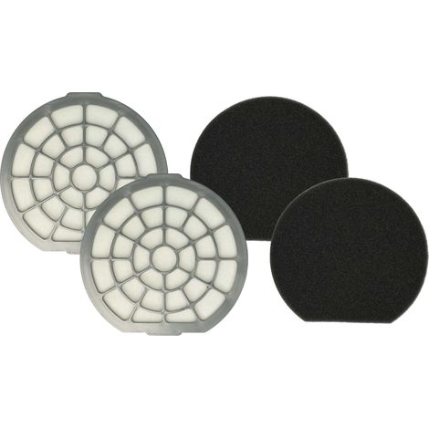 vhbw 2x dual motor protection filter compatible with Dirt Devil Infinity Excell M 5059-7, M 5059-8, M 5059-9 Vacuum Cleaner