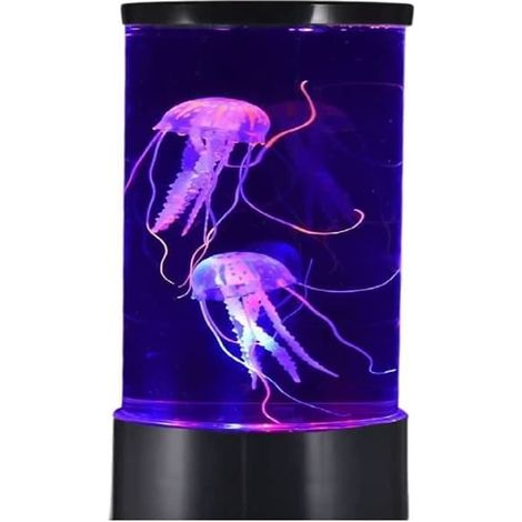 Lampe d'aquarium Medusa - LED - Rechargeable par USB - 7 couleurs changeantes (1/4)