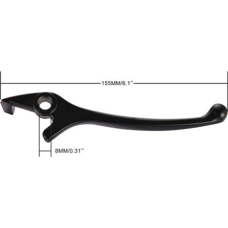 Right disc brake lever small handle is compatible with 50cc-125cc Taotao Roketa off-road motorcycles (1/4)