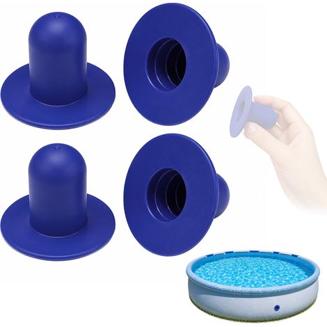 4 Pièces Bouchon Filtre Piscine, Caoutchouc Étanche Compatible avec (1/5)