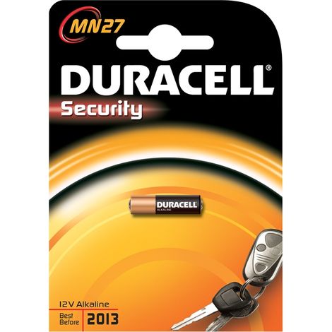 Duracell – Pile alcaline 12 V MN27 – Technologie de charge 4 ans – Pour dispositifs d'éclairage – Performance durable