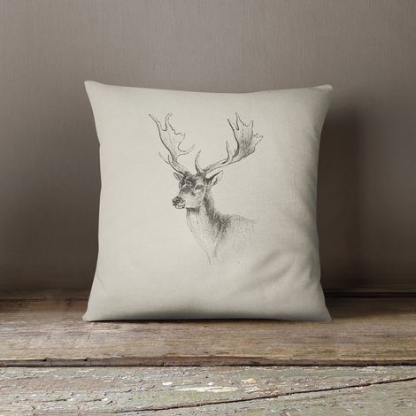 Coussin meubles tyroliens BEIGE DEER ECRÙ cm. 40x40