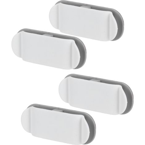 4 Pièces Support Câble Multifonction, Organisateur Fils pour Bureau Maison, Range-Fils (1/5)