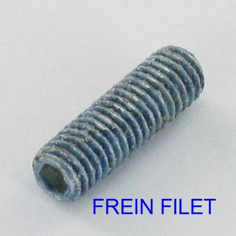 Vis métaux Sans tête six pans creux (sthc) Clé de 3 HC3 M6X20 Bout plat Acier zingué LOCTITE Bleu-10 pièces
